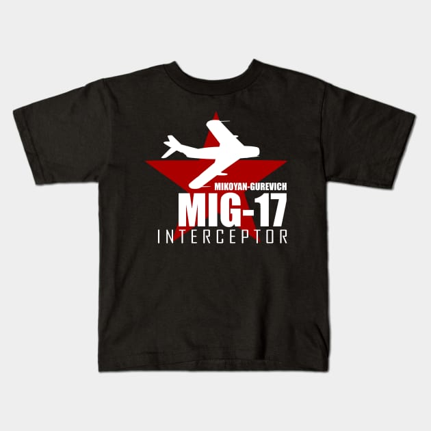 Mig-17 Kids T-Shirt by TCP